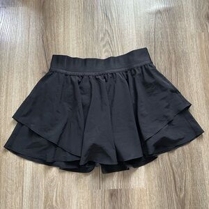 Black Lululemon Athletic Skort